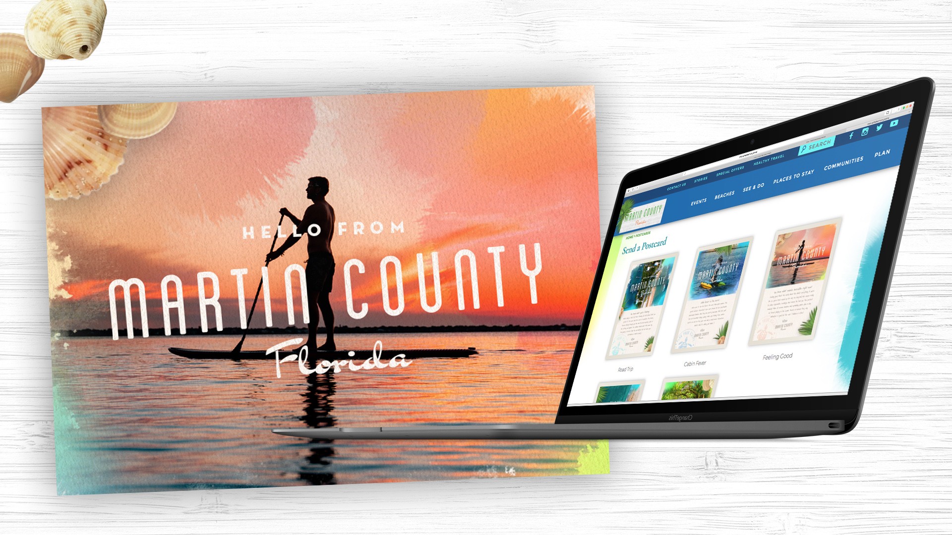 Branding and creative for Martin County, Florida
