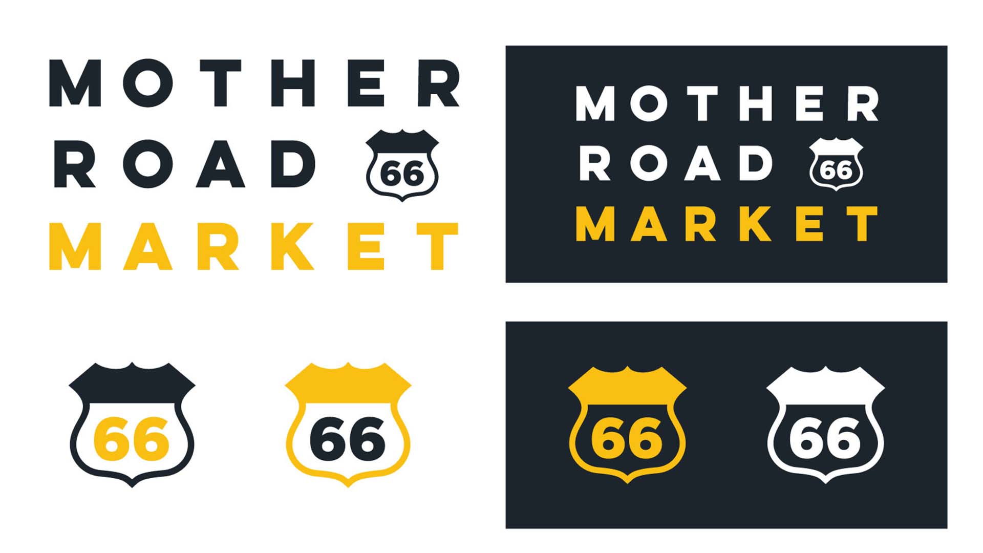 Branding and creative for Mother Road Market in Tulsa, Oklahoma