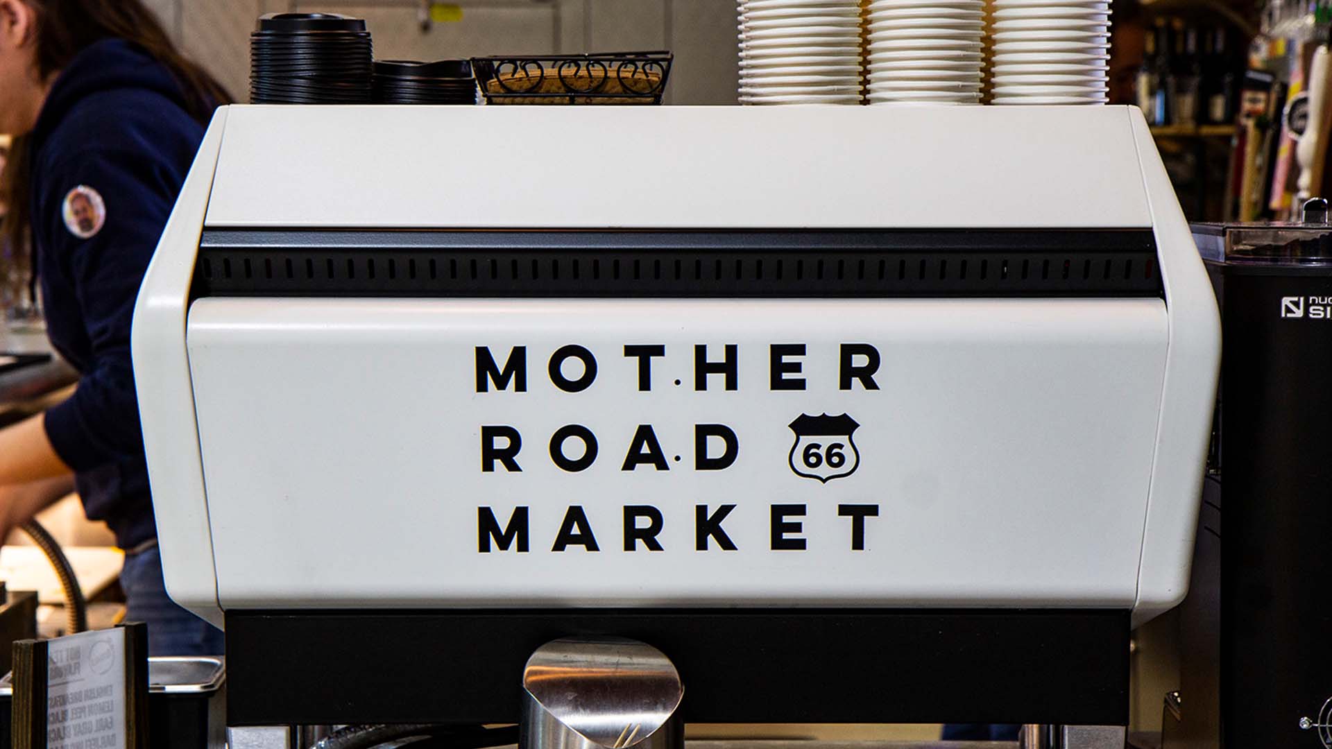Mother Road Market espresso machine