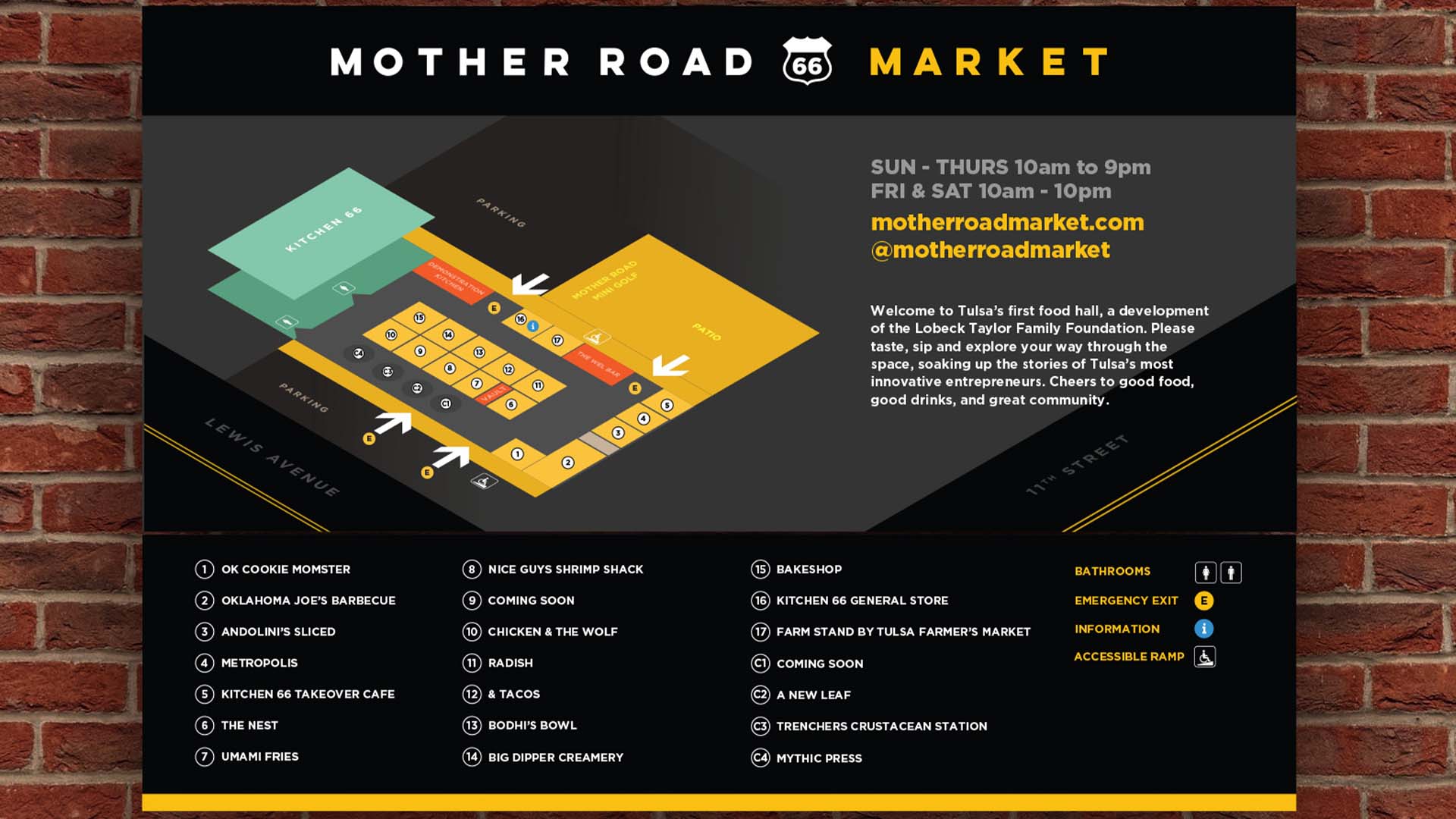 Mother Road Market directory